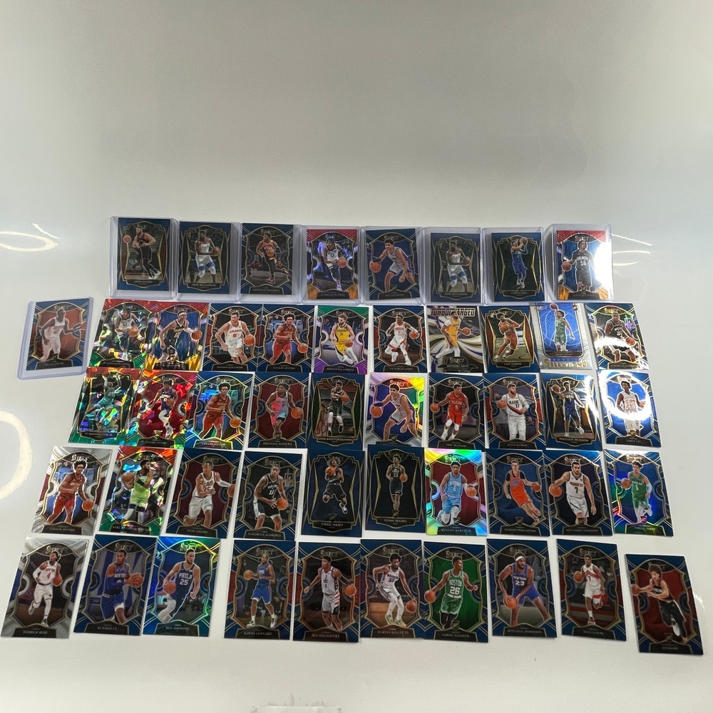 49pc 2020-21 Panini Select Basketball Card Lot Zion Giannis RC Prizm Parallel
